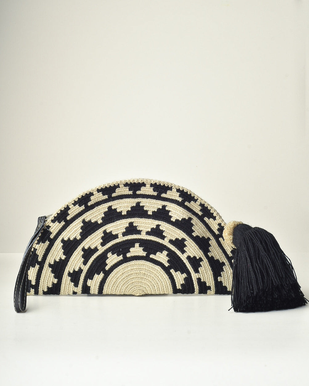 MEDIA LUNA BLACK&BEIGE