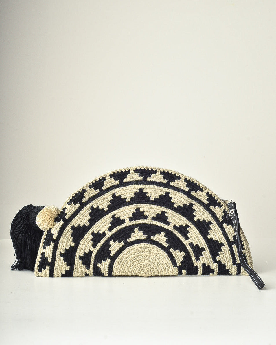 MEDIA LUNA BLACK&BEIGE
