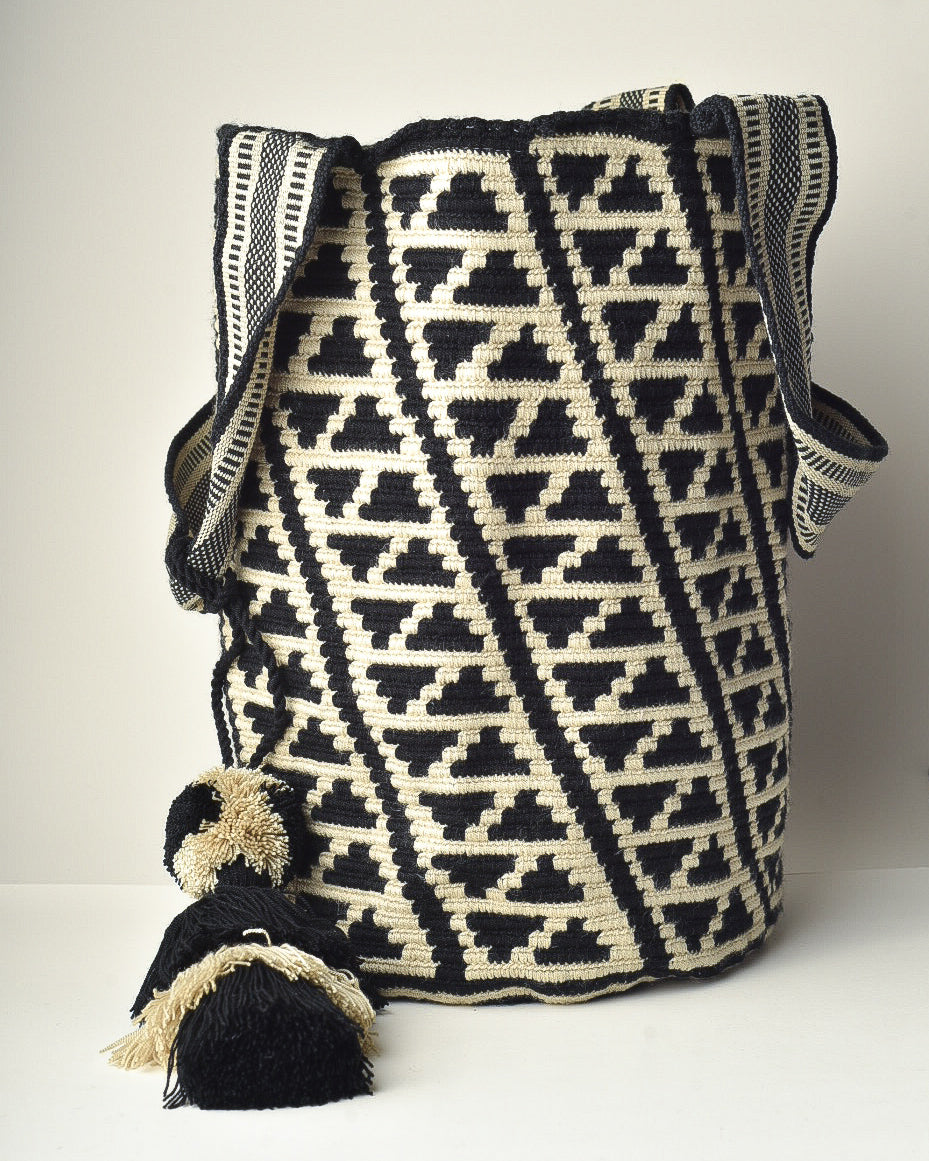 MOCHILON BLACK&BEIGE