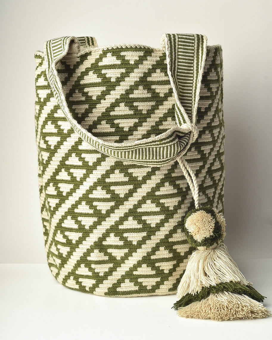 MOCHILON GREEN&BEIGE